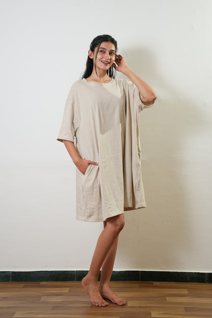 Beige strips