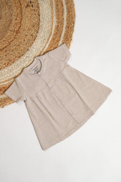 Soft Beige Stripes