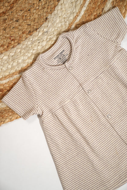 Soft Beige Stripes