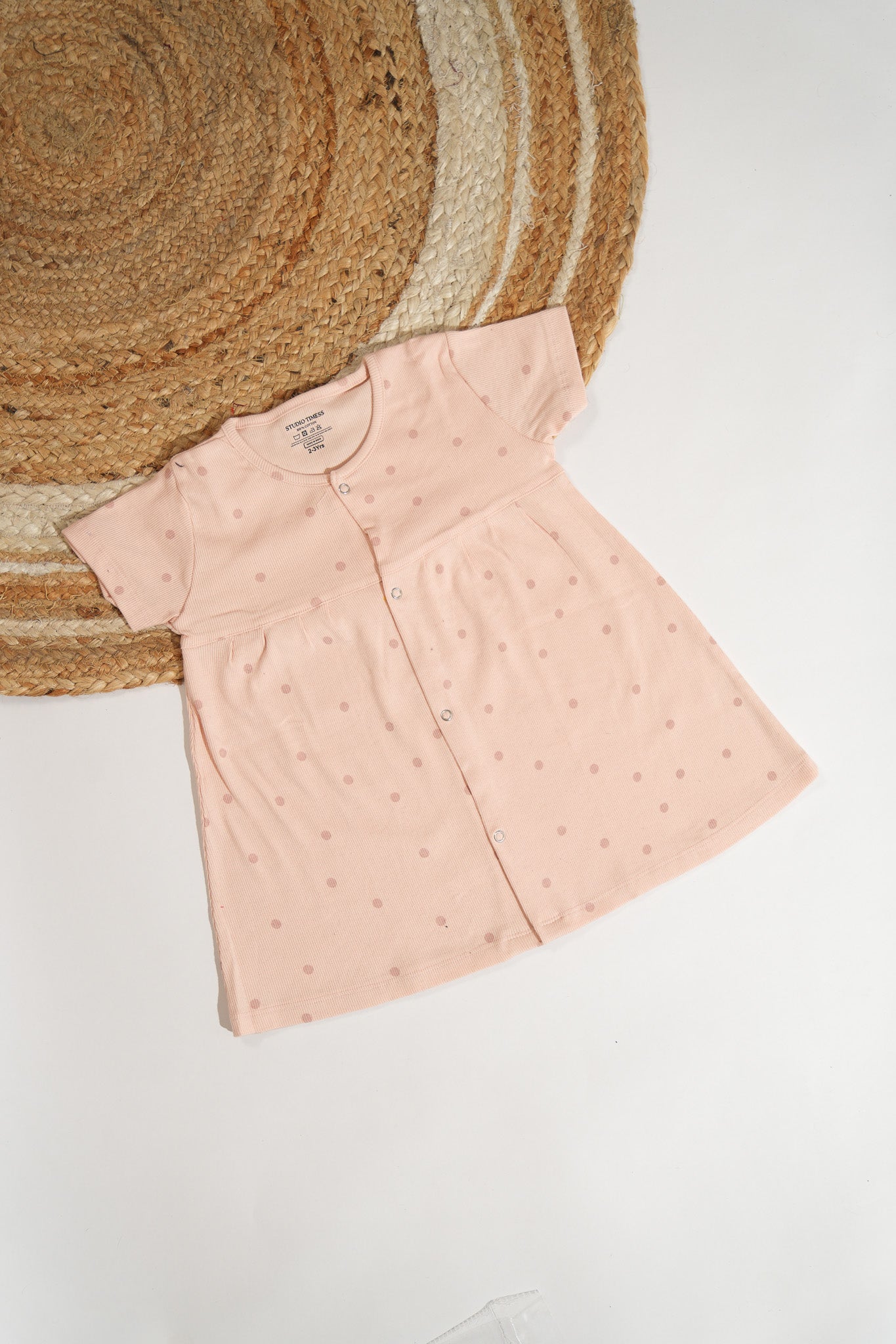 Soft Peach Polka