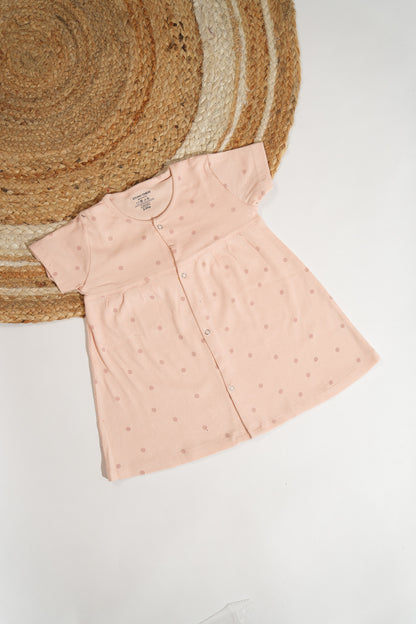 Soft Peach Polka