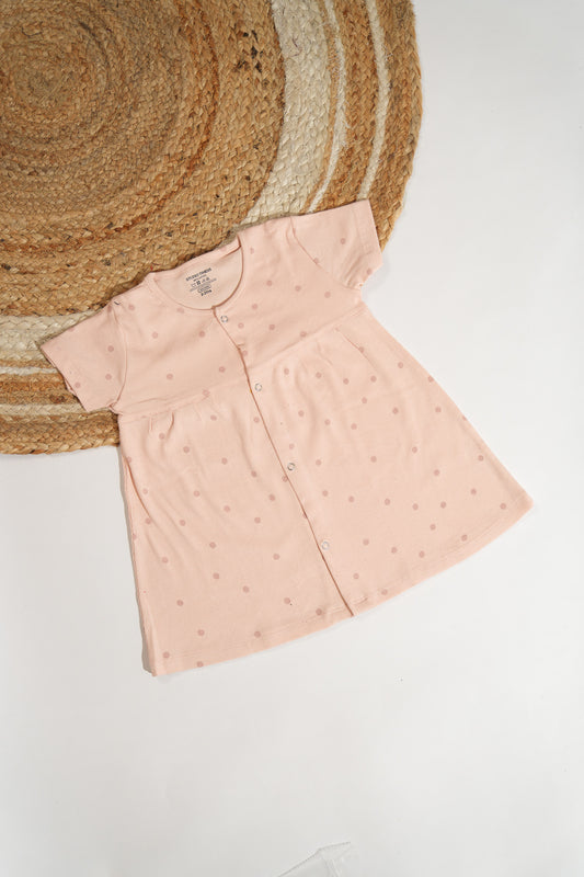 Soft Peach Polka