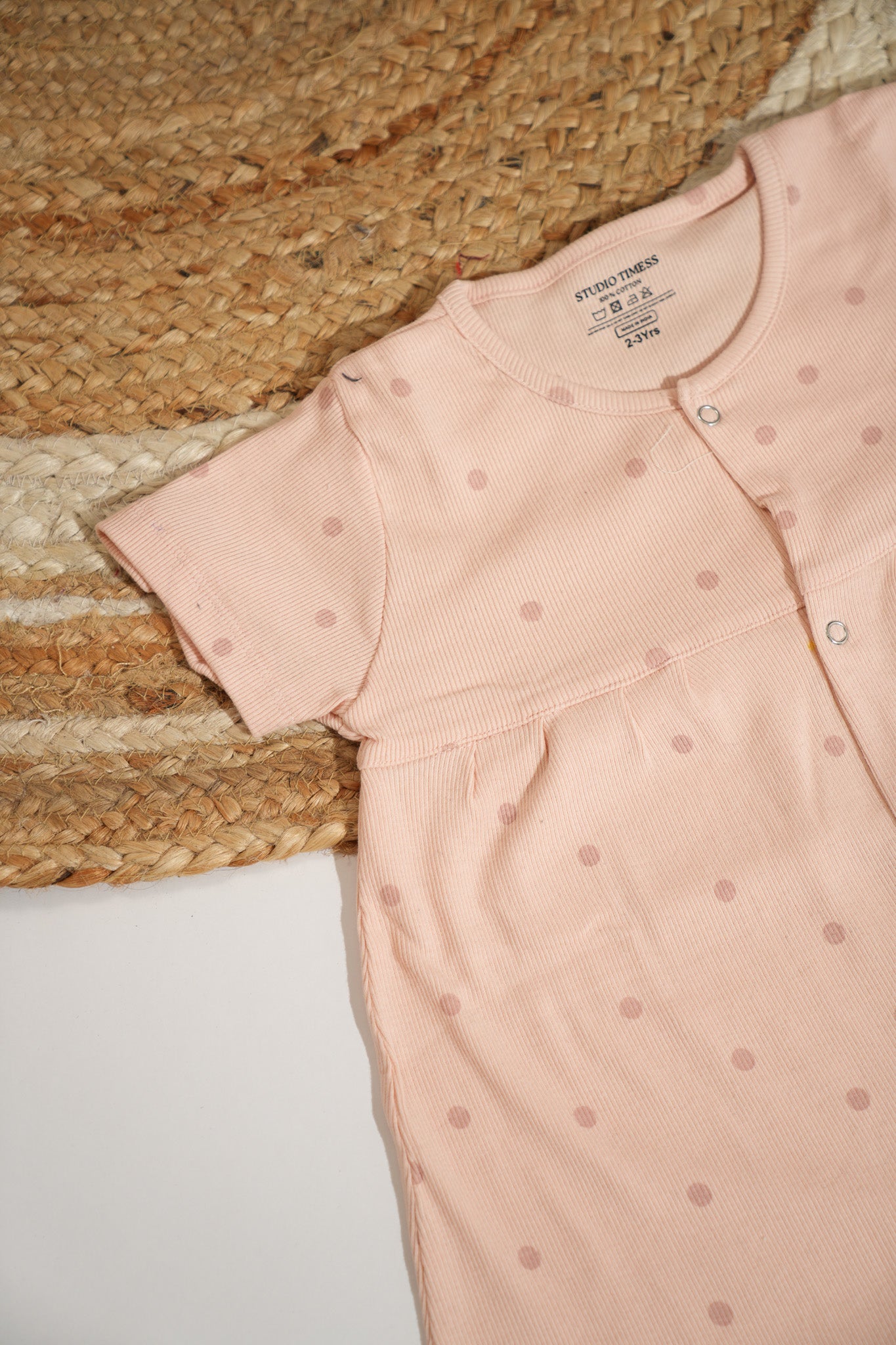 Soft Peach Polka