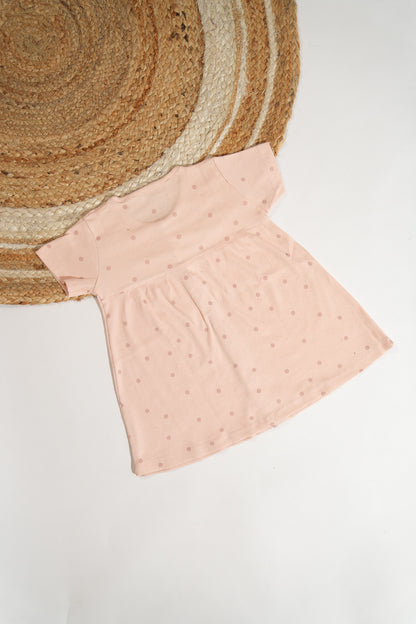 Soft Peach Polka
